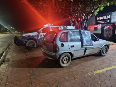 Imagem da notícia Funcionário é preso após furtar carro de fazenda e abandonar veículo na MS-423 em Rio Verde de MT